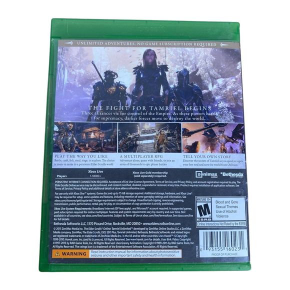 The Elder Scrolls Online‎ for Xbox One – E14Q - Picture 3 of 4